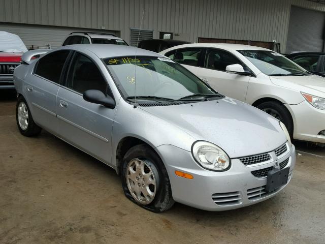 1B3ES56C05D247664 - 2005 DODGE NEON SXT SILVER photo 1