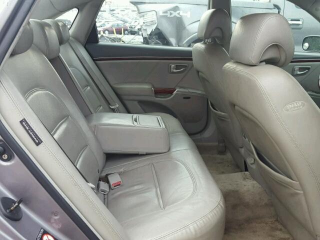 KMHFC46F66A118993 - 2006 HYUNDAI AZERA SE GRAY photo 6