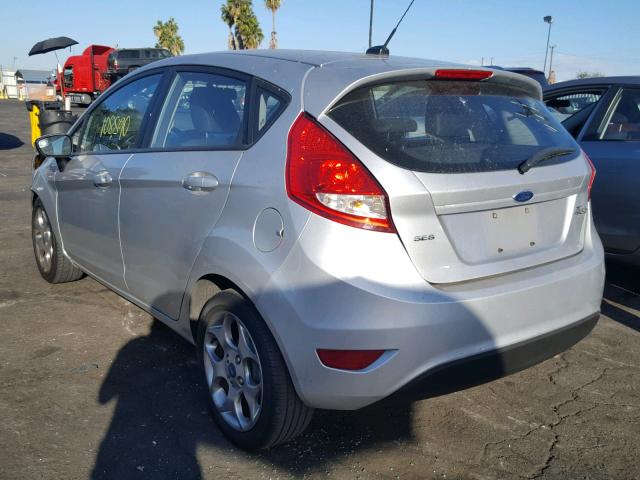 3FADP4FJ2CM183333 - 2012 FORD FIESTA SES SILVER photo 3