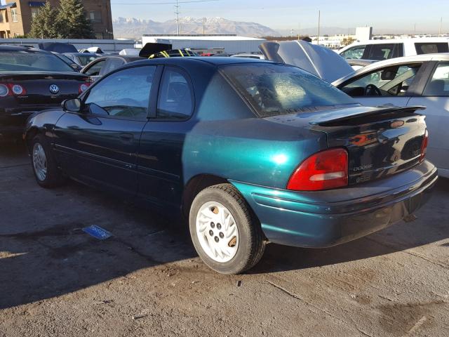 1B3ES42Y2VD236581 - 1997 DODGE NEON HIGHL GREEN photo 3