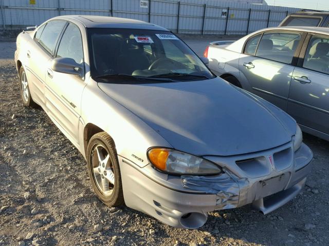 1G2NW52E4YM744168 - 2000 PONTIAC GRAND AM G GRAY photo 1