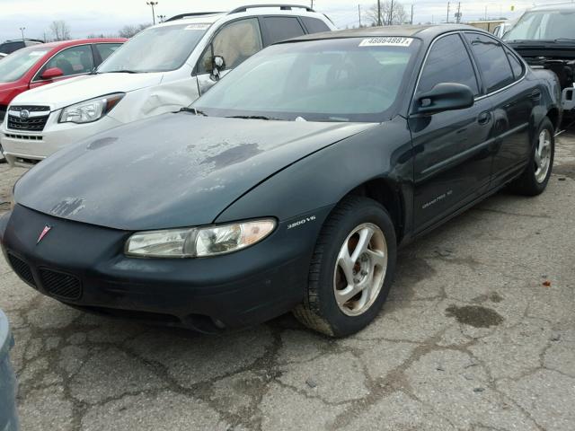 1G2WJ52K9WF208875 - 1998 PONTIAC GRAND PRIX GREEN photo 2