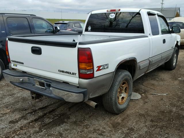 1GCEK19T71E316406 - 2001 CHEVROLET SILVERADO WHITE photo 4