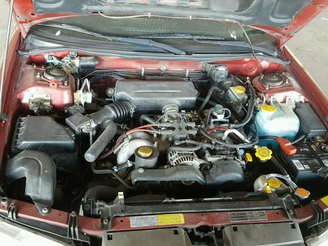 4S3BG6850W7629460 - 1998 SUBARU LEGACY 30T BURGUNDY photo 7