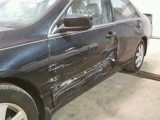 1HGCM66525A004562 - 2005 HONDA ACCORD EX BLACK photo 9