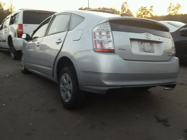 JTDKB20U987696331 - 2008 TOYOTA PRIUS SILVER photo 3