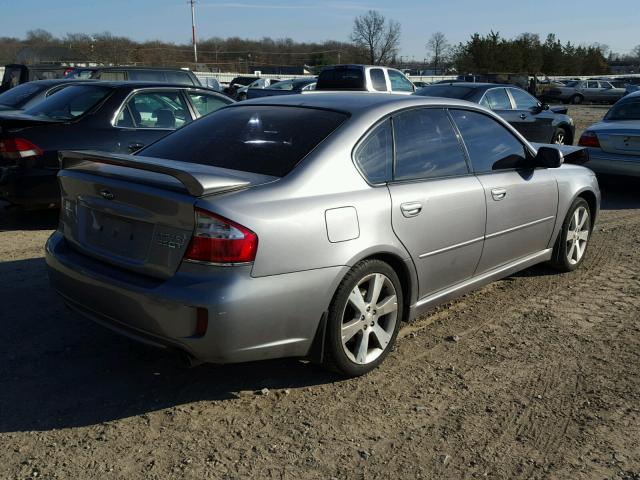 4S3BL676384206530 - 2008 SUBARU LEGACY GT SILVER photo 4