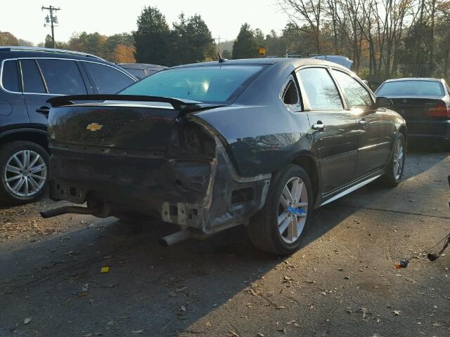 2G1WC5E33C1288518 - 2012 CHEVROLET IMPALA LTZ BLACK photo 4