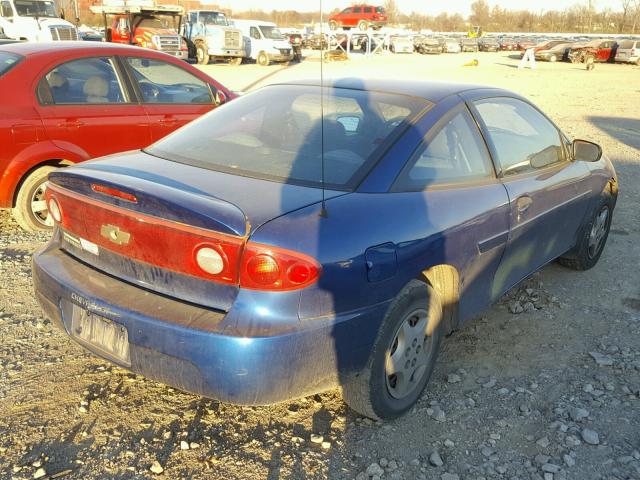 1G1JC12F547149688 - 2004 CHEVROLET CAVALIER BLUE photo 4