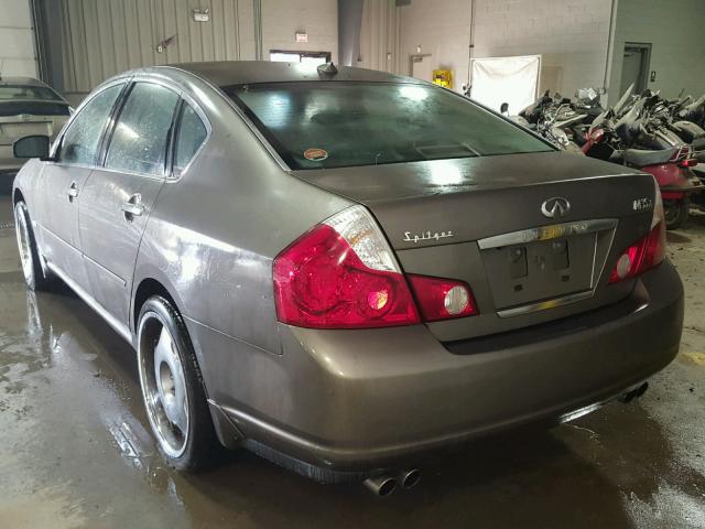 JNKAY01F27M457734 - 2007 INFINITI M35 BASE BROWN photo 3