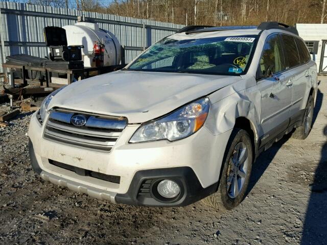 4S4BRCLC9E3320053 - 2014 SUBARU OUTBACK 2. WHITE photo 2