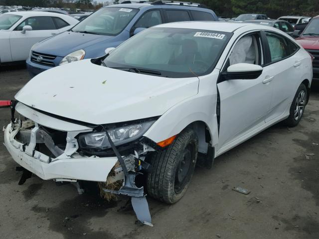 19XFC2F50GE043626 - 2016 HONDA CIVIC LX WHITE photo 2