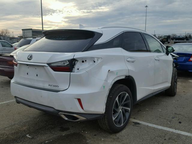 2T2BZMCA0HC073070 - 2017 LEXUS RX 350 WHITE photo 4