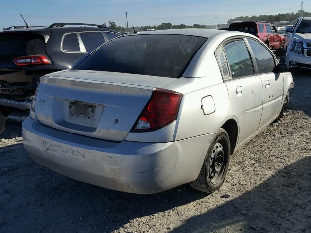1G8AL55F57Z106966 - 2007 SATURN ION LEVEL SILVER photo 4
