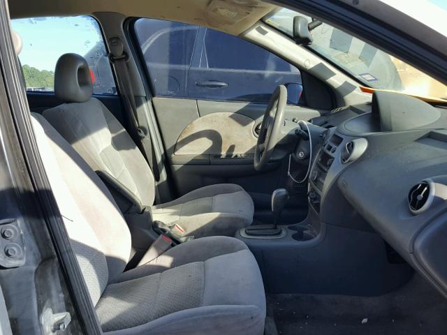 1G8AL55F57Z106966 - 2007 SATURN ION LEVEL SILVER photo 5