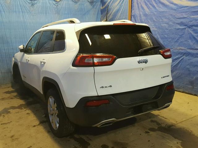 1C4PJMDS8HW525721 - 2017 JEEP CHEROKEE L WHITE photo 3