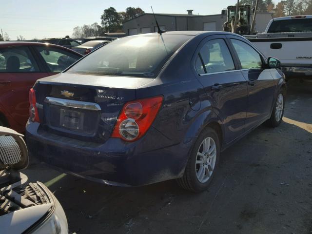 1G1JD5SH0C4210466 - 2012 CHEVROLET SONIC LT BLUE photo 4