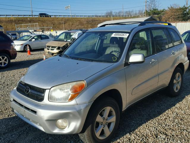 JTEGD20V350057306 - 2005 TOYOTA RAV4 SILVER photo 2