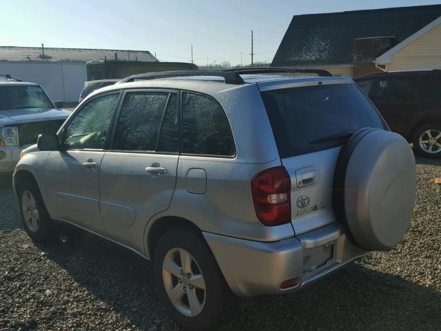 JTEGD20V350057306 - 2005 TOYOTA RAV4 SILVER photo 3