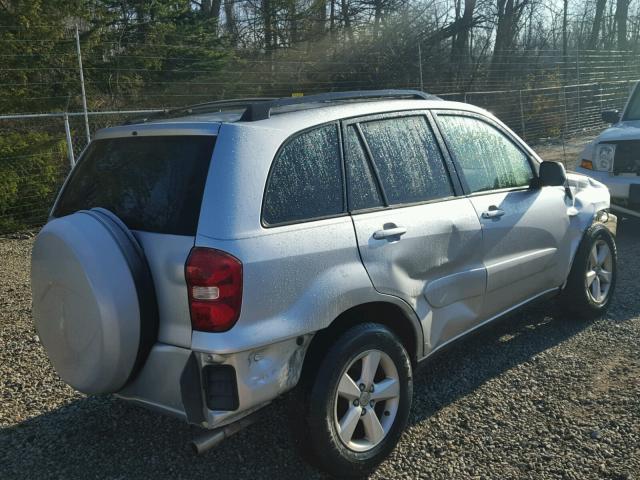 JTEGD20V350057306 - 2005 TOYOTA RAV4 SILVER photo 4