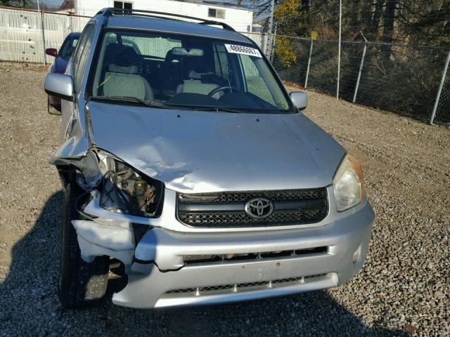 JTEGD20V350057306 - 2005 TOYOTA RAV4 SILVER photo 9