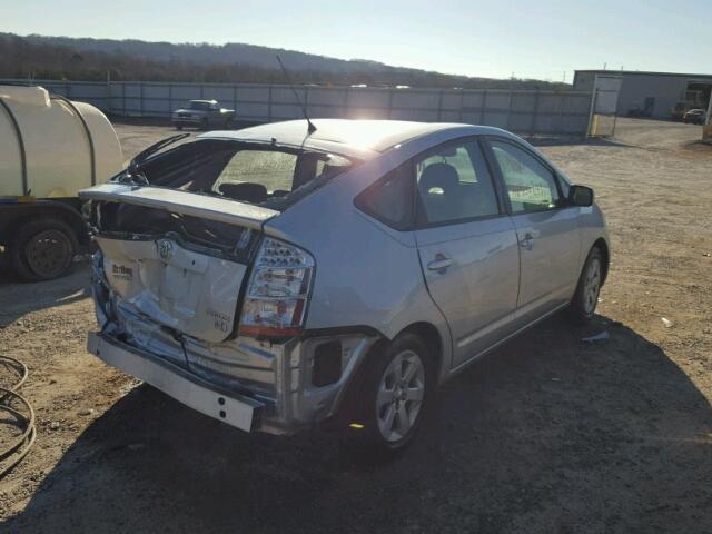 JTDKB20U987716092 - 2008 TOYOTA PRIUS SILVER photo 4