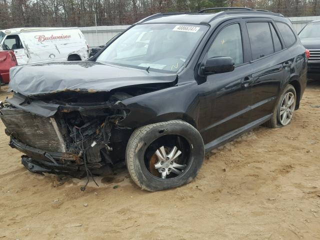 5XYZHDAG4BG028853 - 2011 HYUNDAI SANTA FE S 黑色 照片 2