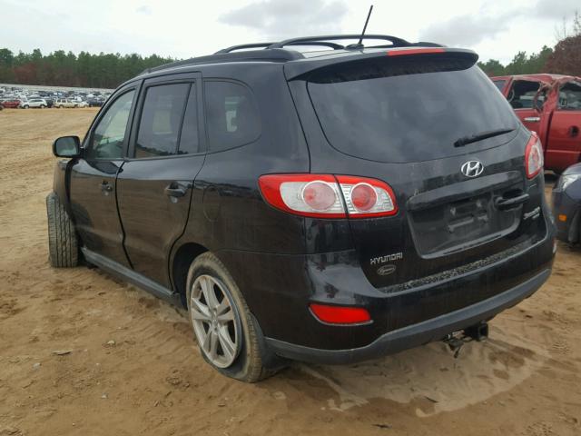 5XYZHDAG4BG028853 - 2011 HYUNDAI SANTA FE S 黑色 照片 3