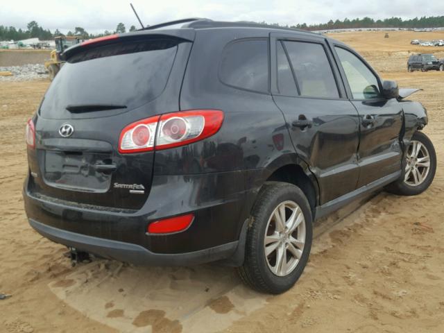 5XYZHDAG4BG028853 - 2011 HYUNDAI SANTA FE S 黑色 照片 4