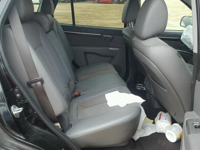 5XYZHDAG4BG028853 - 2011 HYUNDAI SANTA FE S 黑色 照片 6