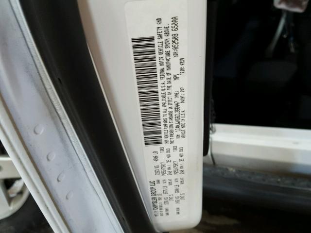 1C4AJWAG6CL266447 - 2012 JEEP WRANGLER S WHITE photo 10