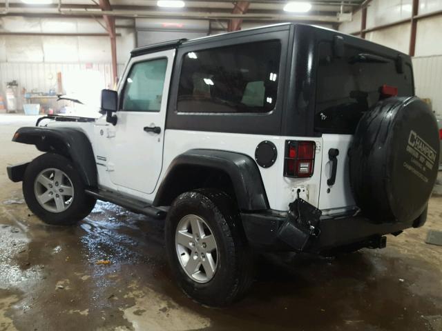 1C4AJWAG6CL266447 - 2012 JEEP WRANGLER S WHITE photo 3