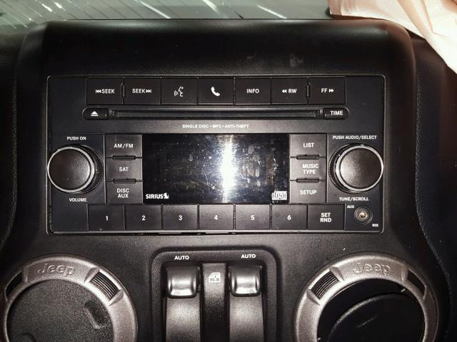 1C4AJWAG6CL266447 - 2012 JEEP WRANGLER S WHITE photo 9