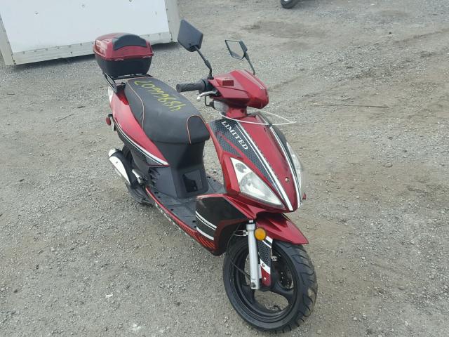 LL0TCAP69GY660155 - 2016 ROAD SCOOTER BURGUNDY photo 1