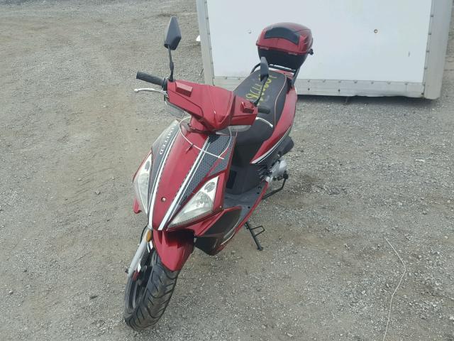 LL0TCAP69GY660155 - 2016 ROAD SCOOTER BURGUNDY photo 2