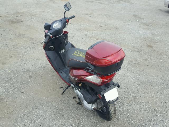 LL0TCAP69GY660155 - 2016 ROAD SCOOTER BURGUNDY photo 3