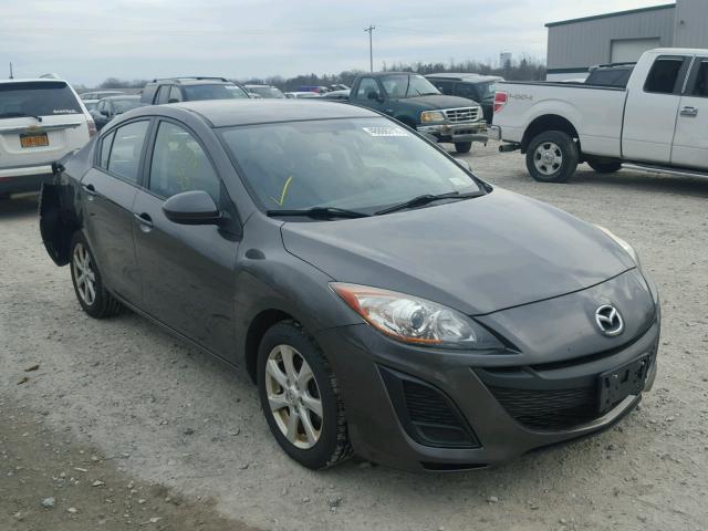 JM1BL1SF7A1317437 - 2010 MAZDA 3 I GRAY photo 1