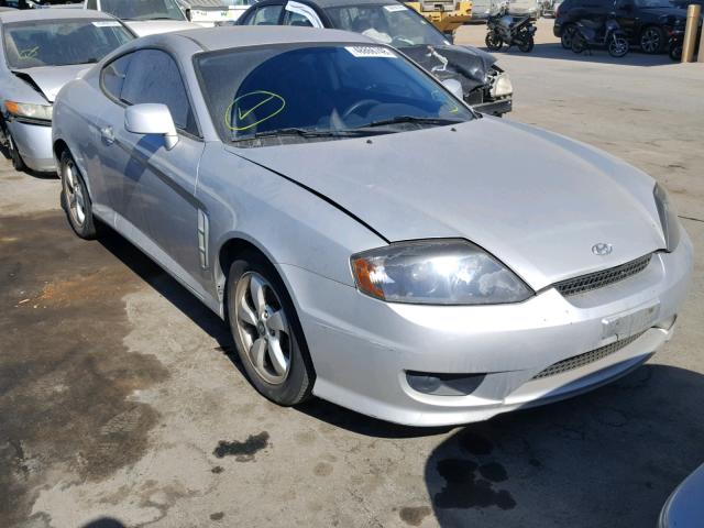 KMHHM65D35U176638 - 2005 HYUNDAI TIBURON GRAY photo 1