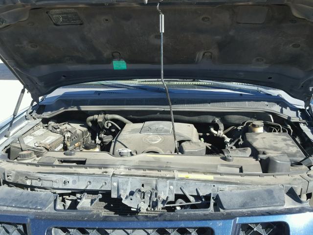 5N1BA08D08N611900 - 2008 NISSAN ARMADA SE BLUE photo 7