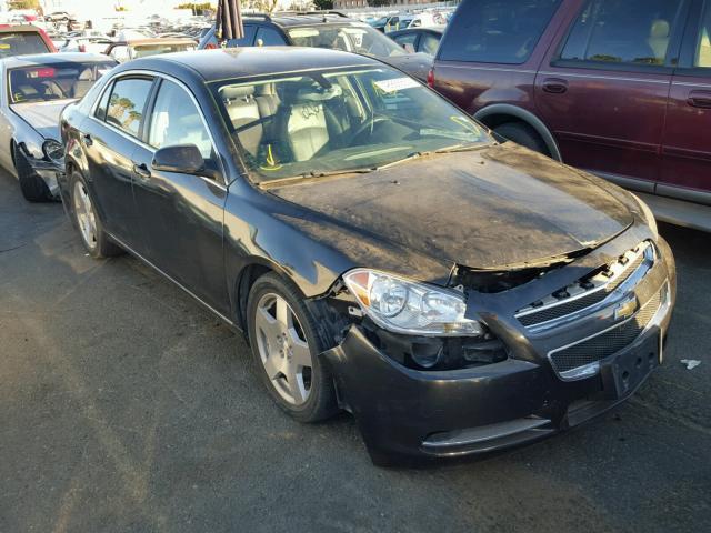 1G1ZJ57789F149165 - 2009 CHEVROLET MALIBU 2LT BLACK photo 1