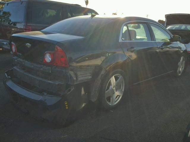 1G1ZJ57789F149165 - 2009 CHEVROLET MALIBU 2LT BLACK photo 4