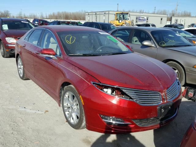 3LN6L2LU7GR634620 - 2016 LINCOLN MKZ HYBRID RED photo 1