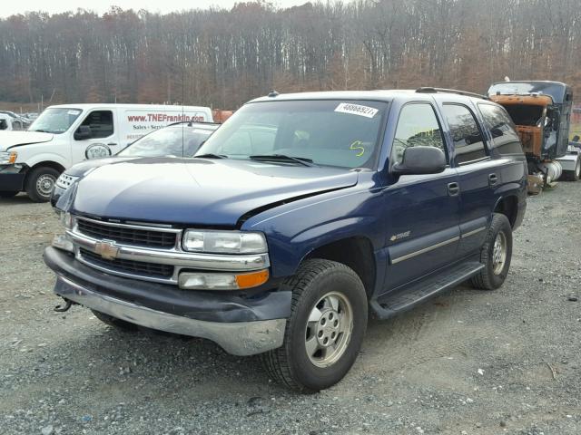 1GNEK13Z13J182491 - 2003 CHEVROLET TAHOE K150 BLUE photo 2