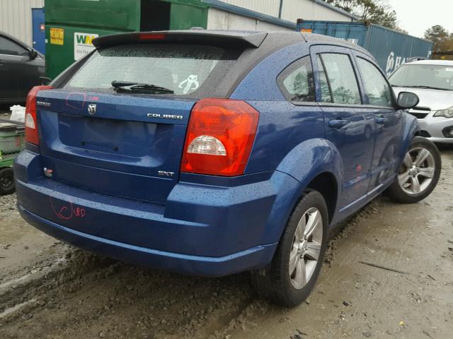 1B3CB4HA1AD584173 - 2010 DODGE CALIBER SX BLUE photo 4