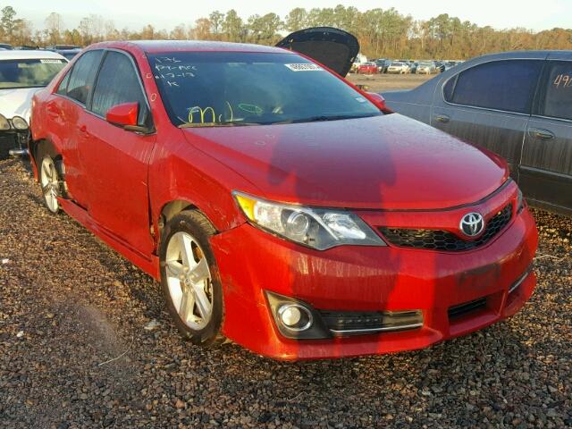 4T1BF1FK0DU660765 - 2013 TOYOTA CAMRY L RED photo 1