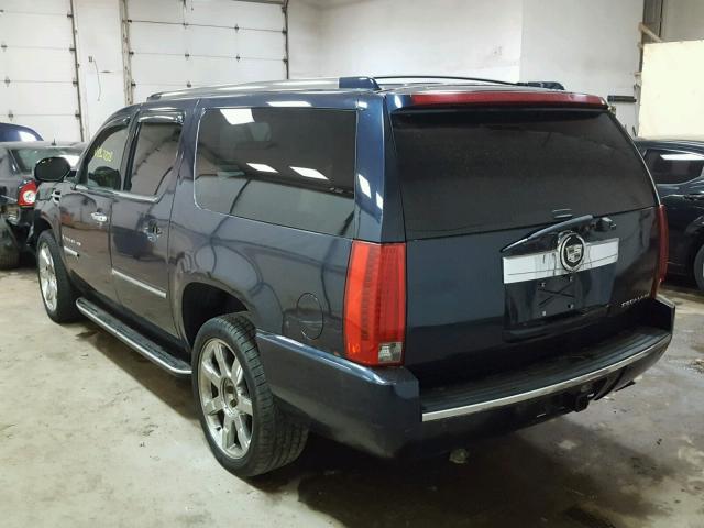 1GYFK66838R129615 - 2008 CADILLAC ESCALADE E BLUE photo 3