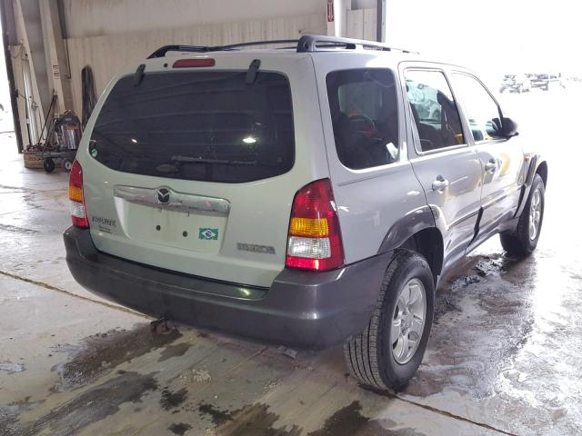 4F2CZ06154KM24030 - 2004 MAZDA TRIBUTE ES 银色 照片 4