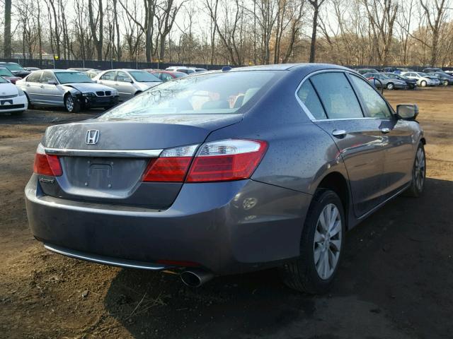 1HGCR2F85FA185114 - 2015 HONDA ACCORD EXL GRAY photo 4