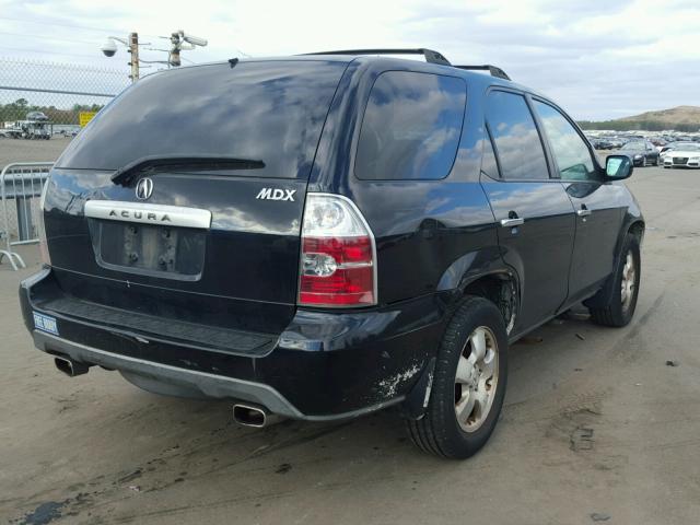 2HNYD18276H549972 - 2006 ACURA MDX BLACK photo 4