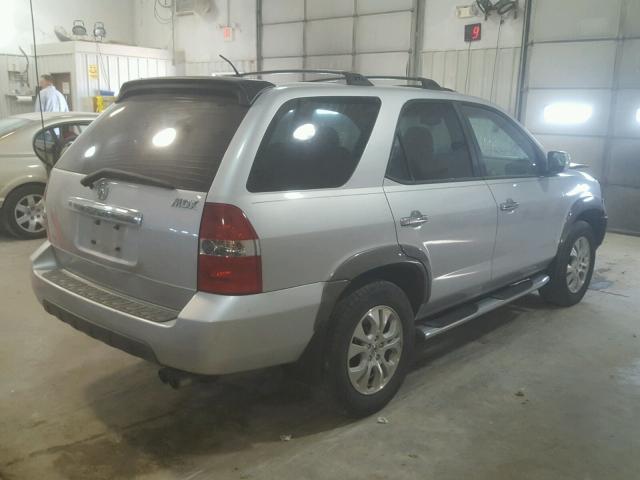 2HNYD18633H552026 - 2003 ACURA MDX TOURIN SILVER photo 4